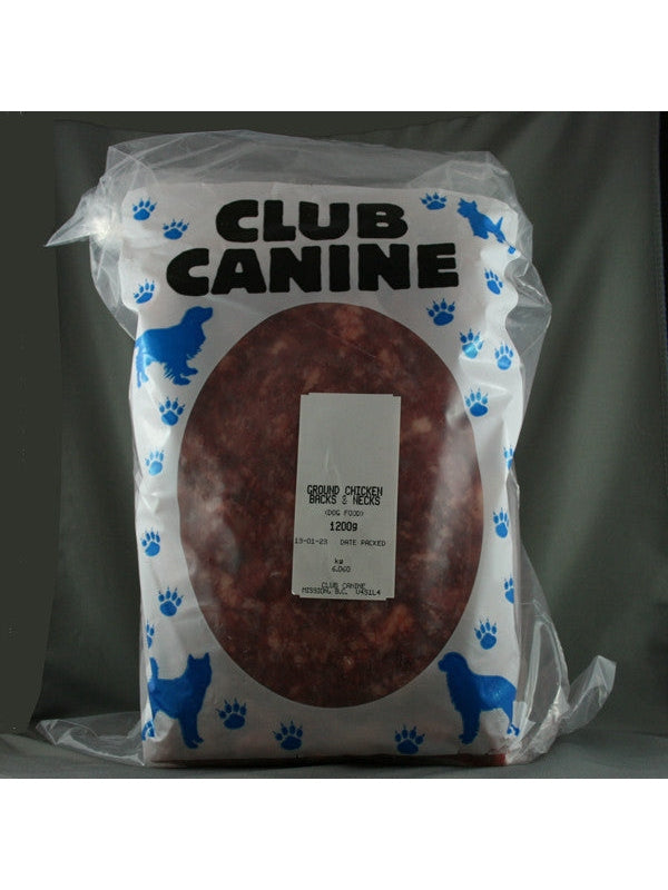 Chicken carcass dog sales food