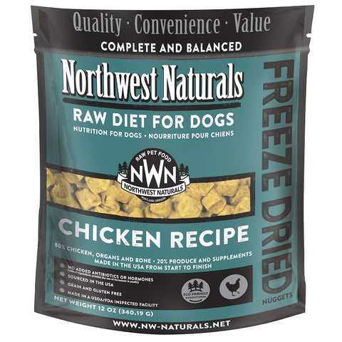Northwest Naturals™ Chicken Nuggets - Freeze Dried for Dogs 12oz