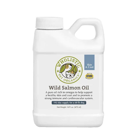 Wholistic Wild Salmon Oil & Pump 16oz