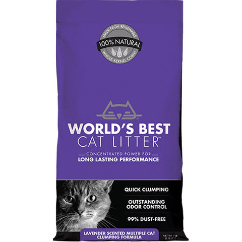 Worlds Best - Cat Litter - Lavender Multi