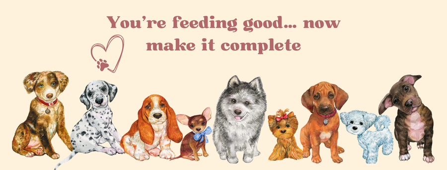You’re feeding good… now make it complete