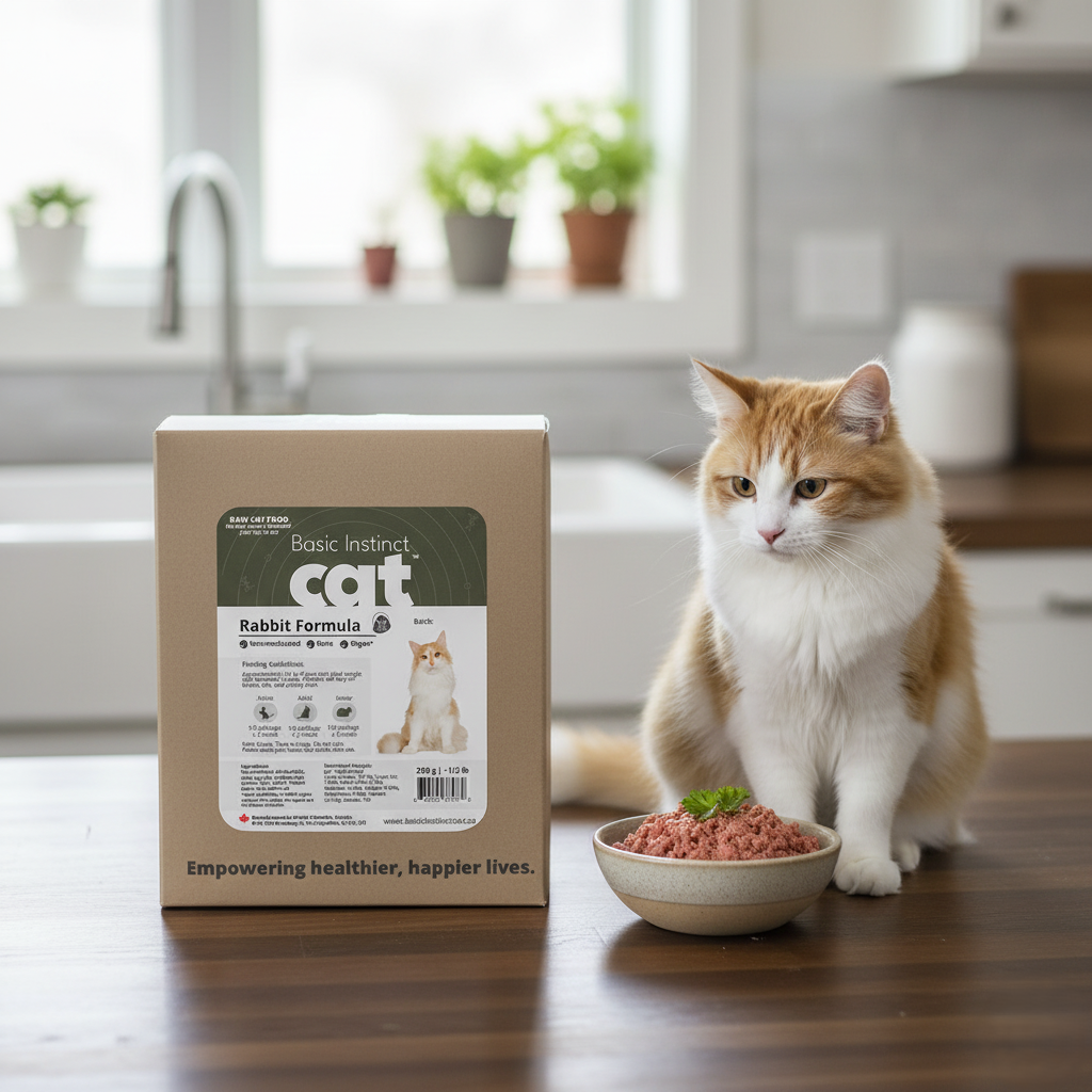 3P Naturals - Basic Instincts™ Cat Mixed Meals Singles 500g × 1 (Rabbit Natural - Single not a case)