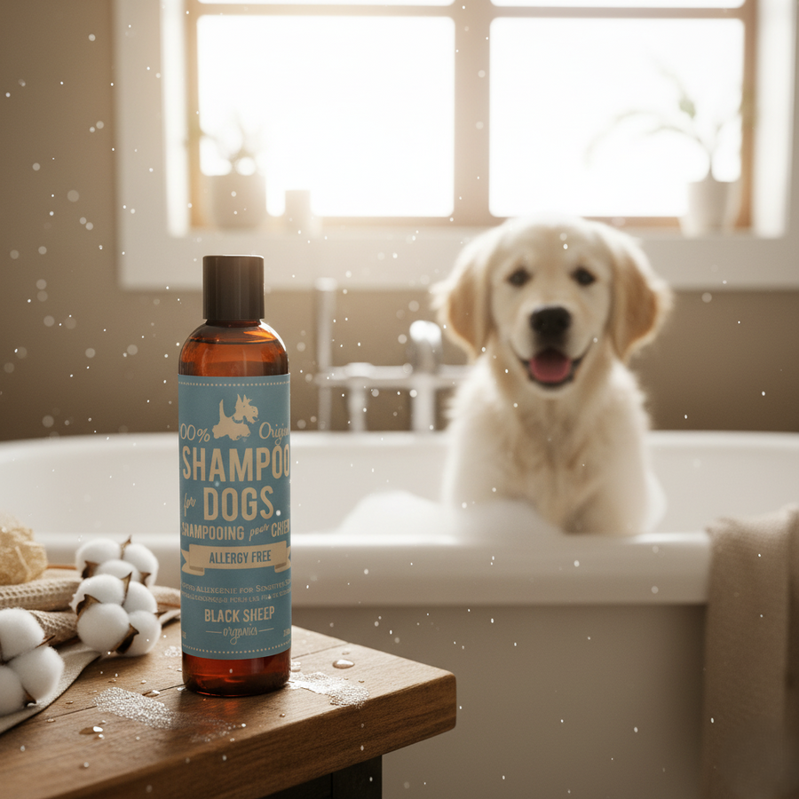 Black Sheep Organic Pet Shampoo - Allergy Free (unsented) - 8oz (226ml)