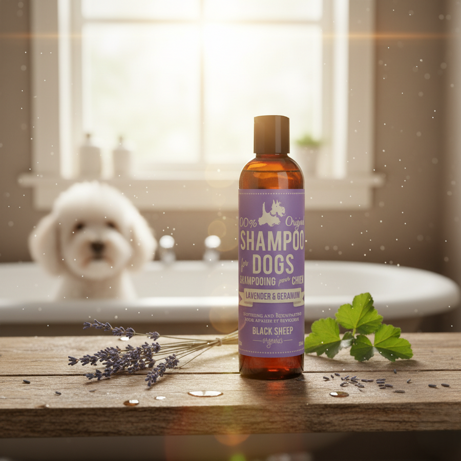 Black Sheep Organic Pet Shampoo - Lavender & Geranium - 8oz (226ml)