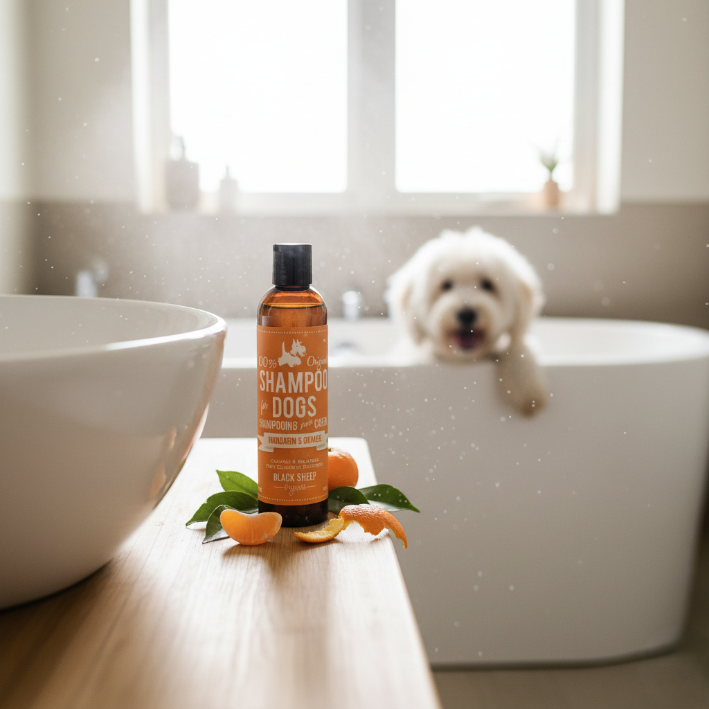 Black Sheep Organic Pet Shampoo - Mandarin & Orange - 8oz (226ml)