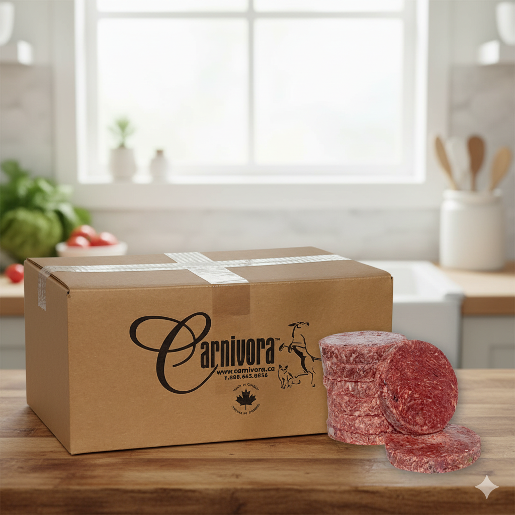 Carnivora - Beef Dinner (with veg) Patties - 24lb Box