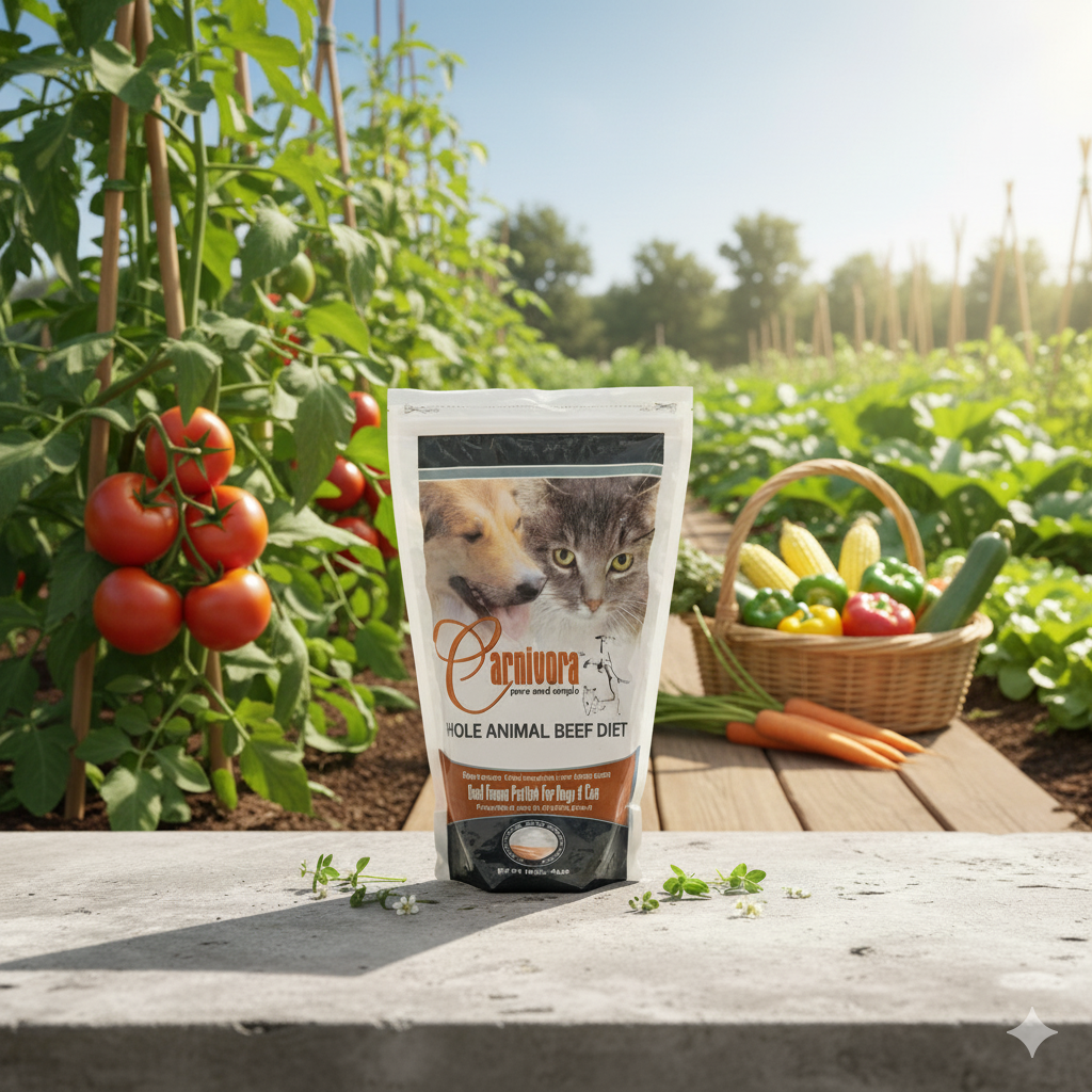 Carnivora - Beef Dinner (with veg) Patties - 4lb Sleeve