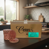 Carnivora - Chicken Diet (no veg) Patties - 24lb Box