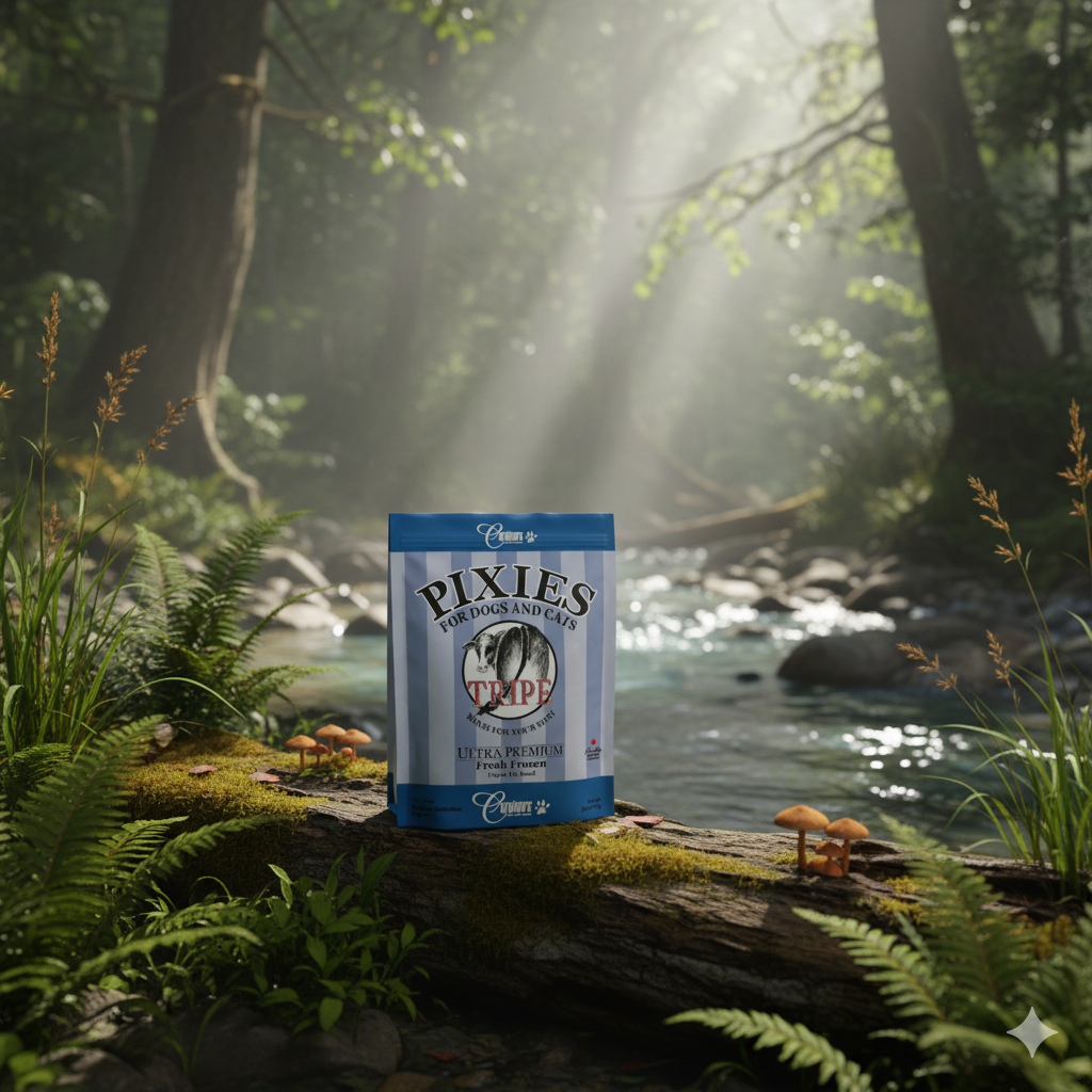 Carnivora - Pixies Mini Beef Tripe 2oz (56.7g) Patties - 2lb Bag