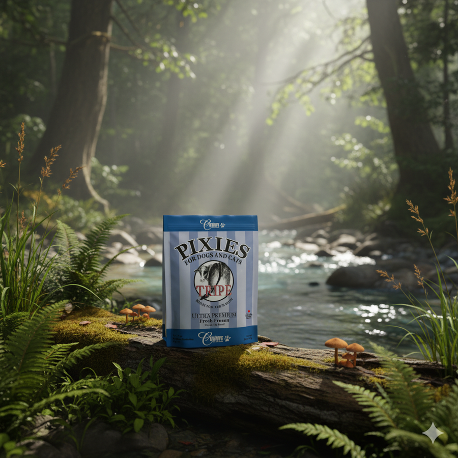 Carnivora - Pixies Mini Beef Tripe 2oz (56.7g) Patties - 2lb Bag