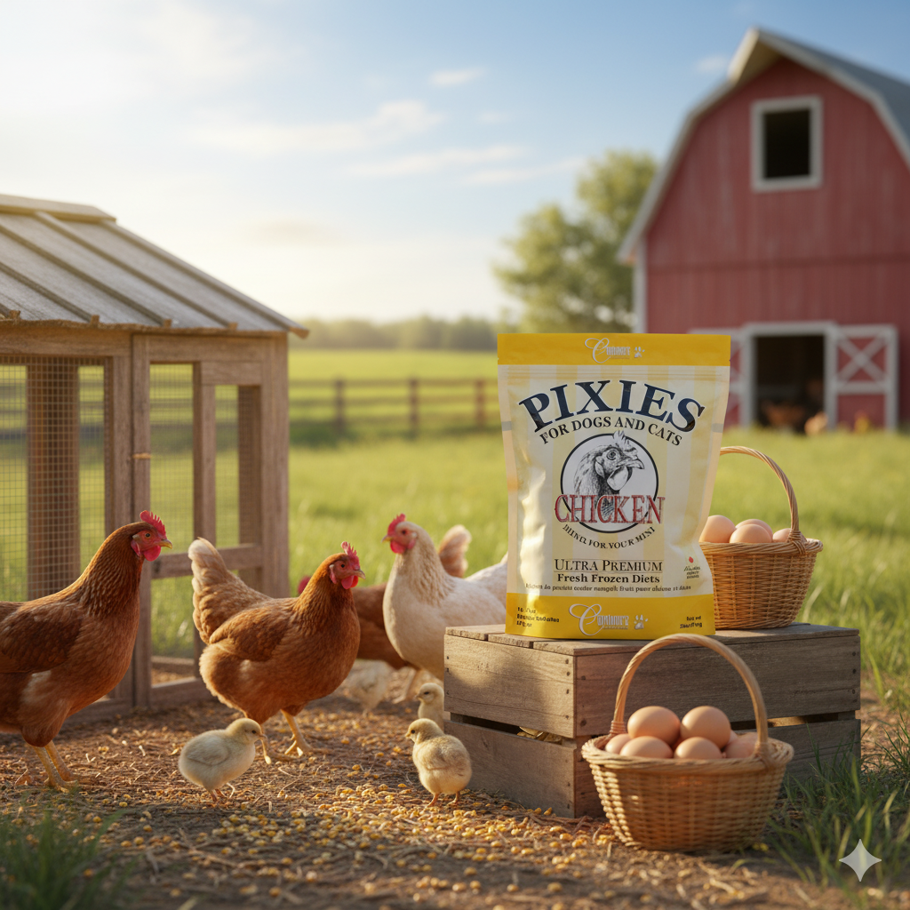 Carnivora - Pixies Mini Chicken Diet 2oz (56.7g) Patties - 2lb Bag