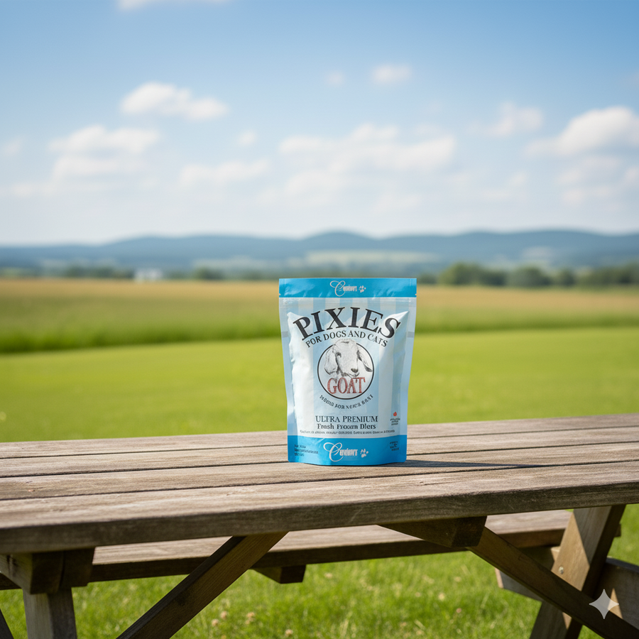 Carnivora - Pixies Mini Goat Diet 2oz (56.7g) Patties - 2lb Bag