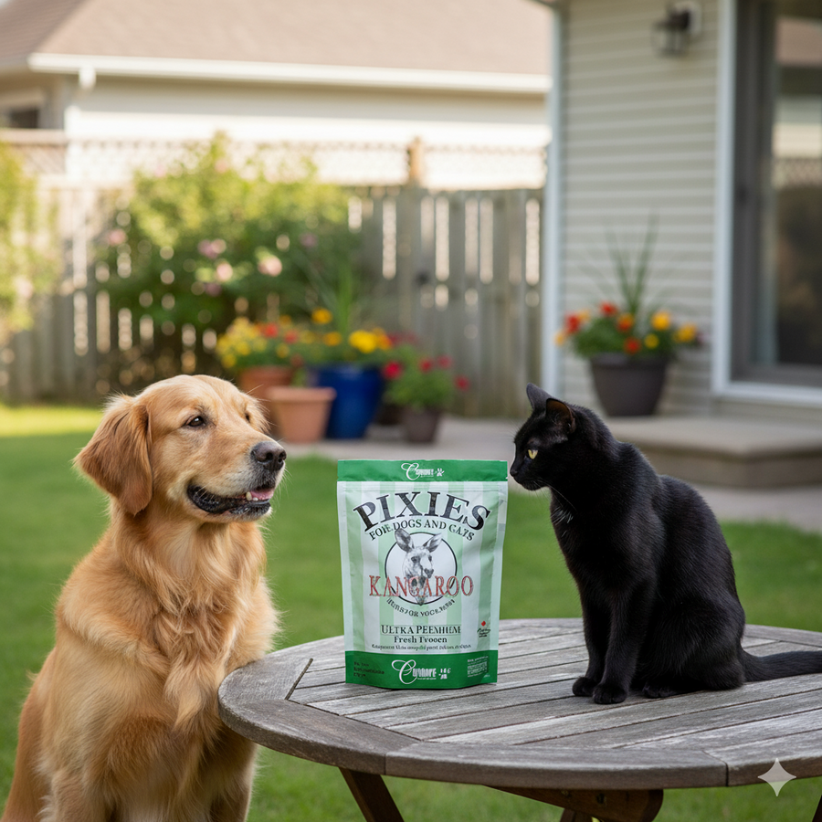 Carnivora - Pixies Mini Kangaroo Meat 2oz (56.7g) Patties - 2lb Bag