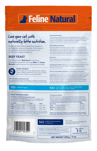 Feline Natural - Freeze-Dried - Beef Feast 320g