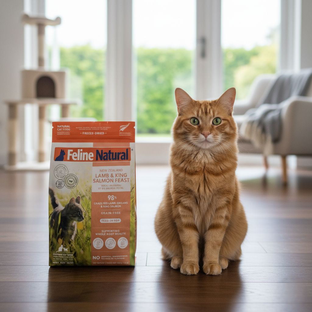 Feline Natural - Freeze Dried - Lamb & King Salmon Feast 320g