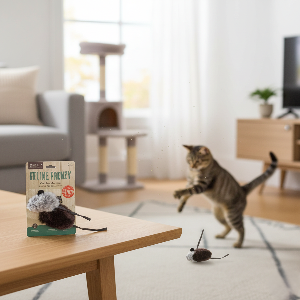 Feline Frenzy - Catch A Meowse (2 Toys)