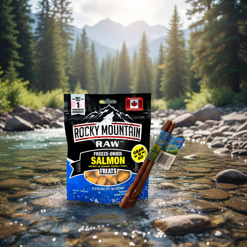 Freeze-Dried Salmon Treats & Bully Stick Combo – Limited Time Deal!