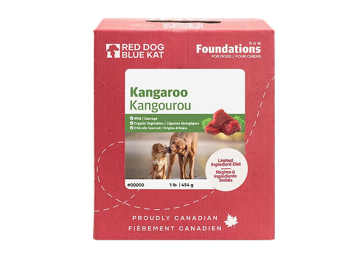 RDBK - Foundations Kangaroo Recipe for Dogs (12x1lbs)