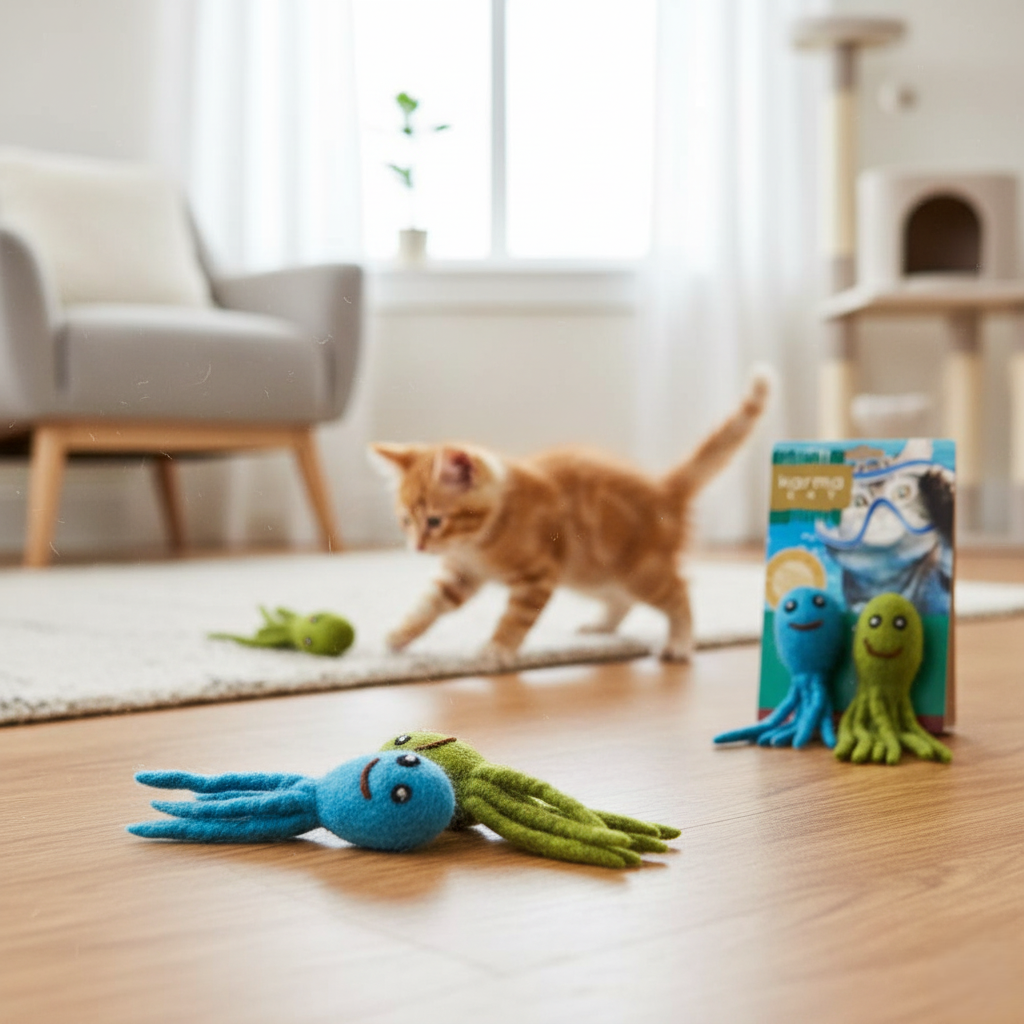 Karma Cat - Felt Octopus