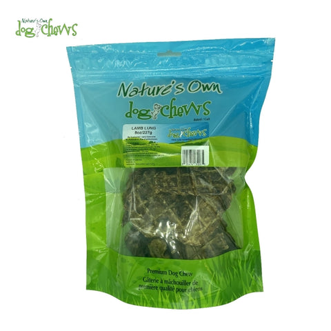 Natures Own - Lamb Lung Chew (8oz/ 227g)