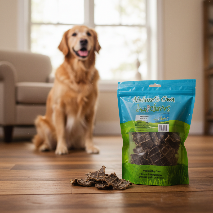 Natures Own - Lamb Lung Chew (8oz/ 227g)