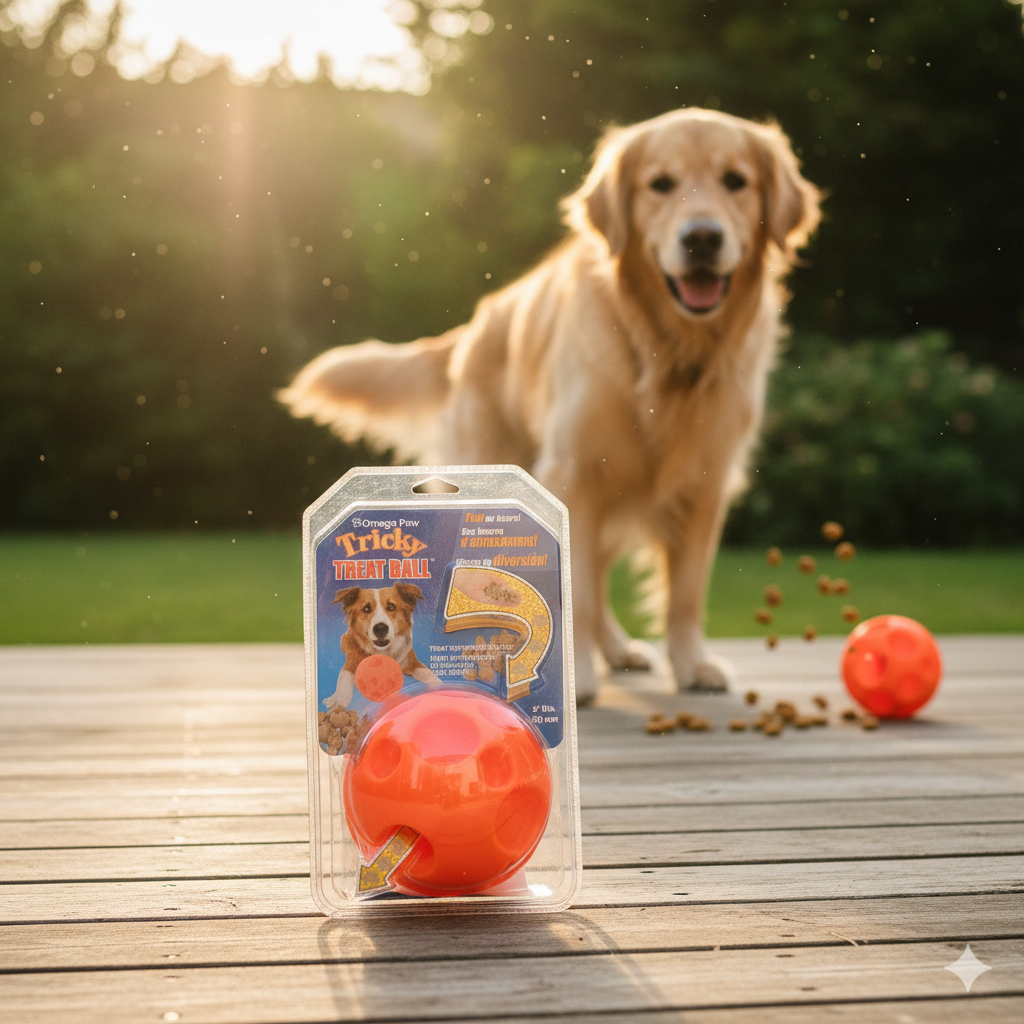 Omega Tricky Treat Balls for Dogs - Small 2.5"