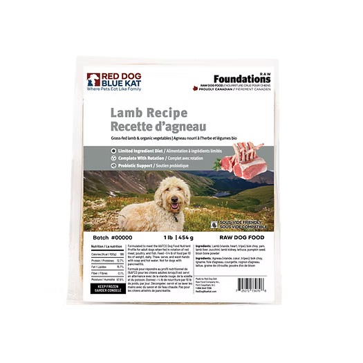 RDBK - Foundations Lamb Recipe for Dogs (12 lb)