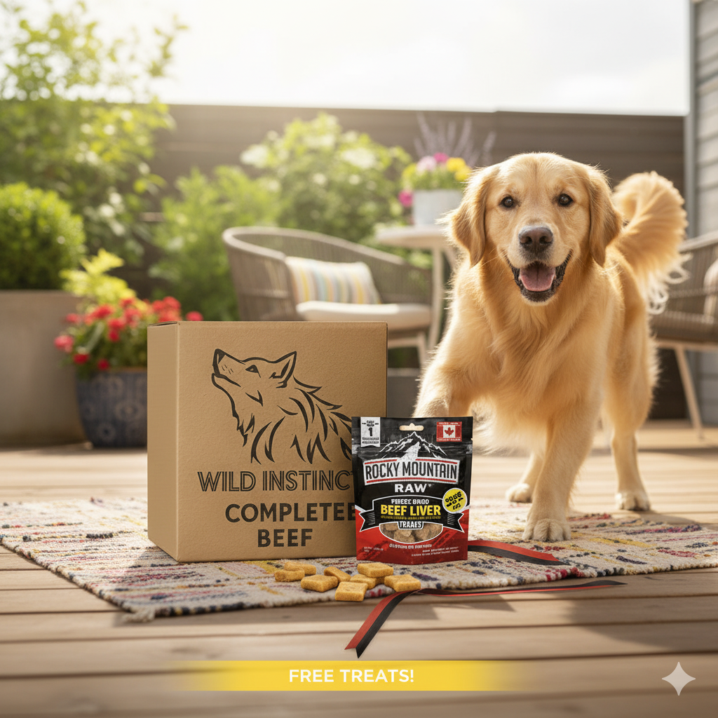 Wild Instincts Complete Beef + Free Freeze-Dried Liver Treat