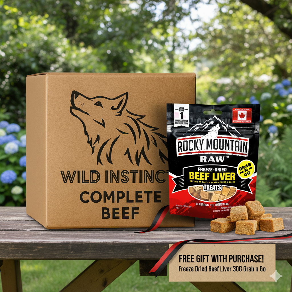 Wild Instincts Complete Beef + Free Freeze-Dried Liver Treat
