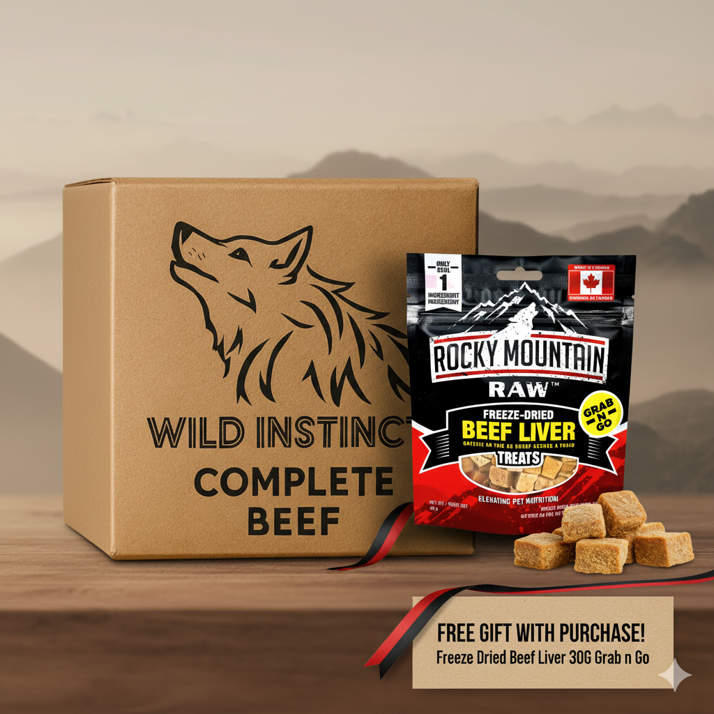 Wild Instincts Complete Beef + Free Freeze-Dried Liver Treat