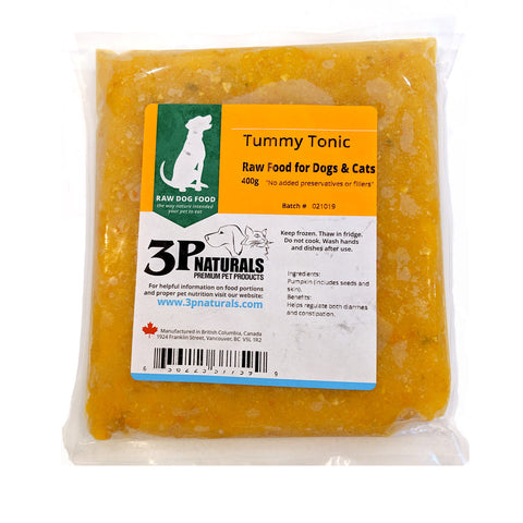 3P Naturals - Tummy Tonic - Single -  Ground Pumpkin 4 x 1/4lb  (453.5g)