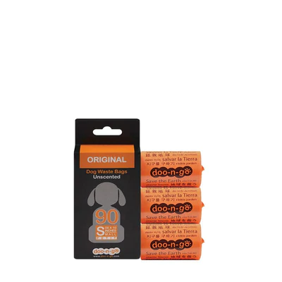 Doo-N-Go - Refill Bags - Oxo-biodegradable Small Orange (90 Bags) 3 Pack