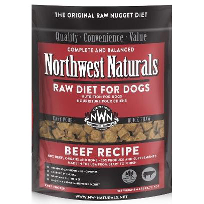 Northwest Naturals™ Beef Nuggets - Raw Diet for Dogs 6lb