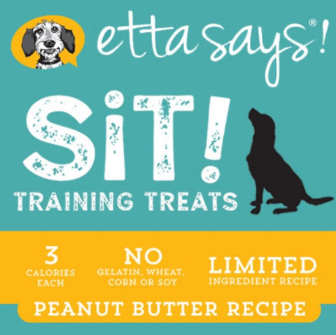 Etta Says Sit - Peanut Butter Soft Training Treats 6oz
