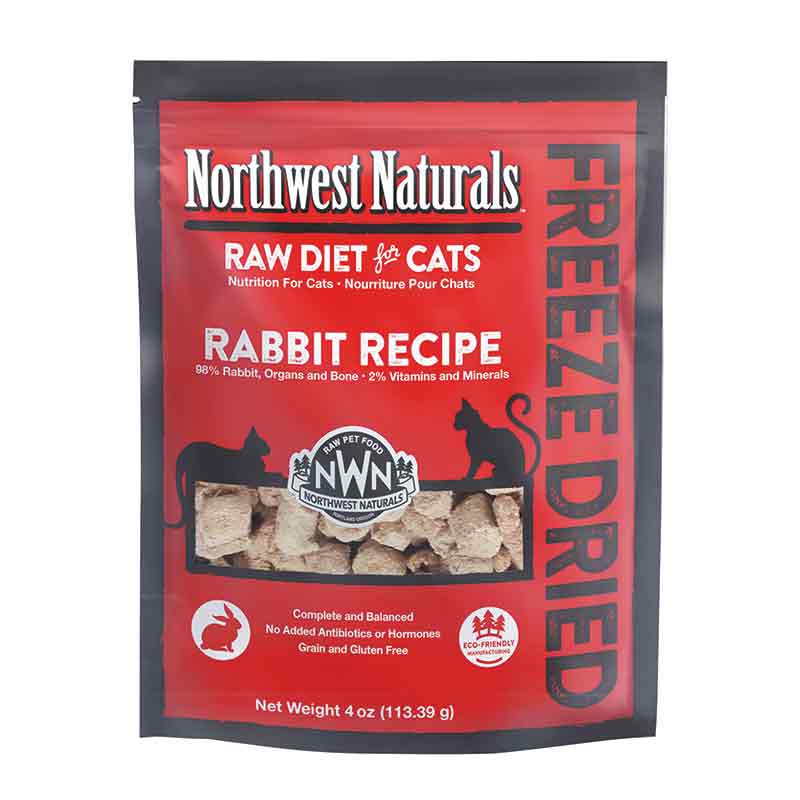 Northwest Naturals™ Rabbit Nibbles - Freeze Dried for Cats