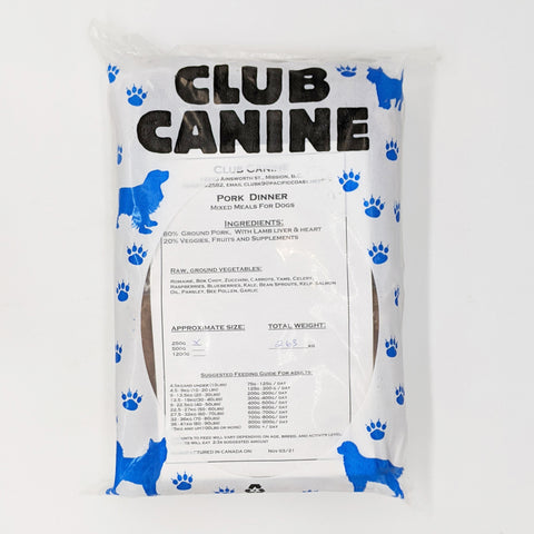 Club Canine - Pork Dinner