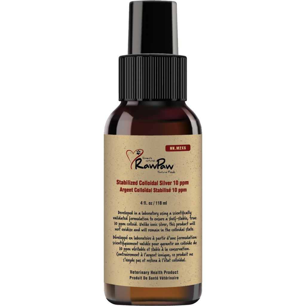 Raw Paw - Colloidal Silver 10ppm 4oz Spray