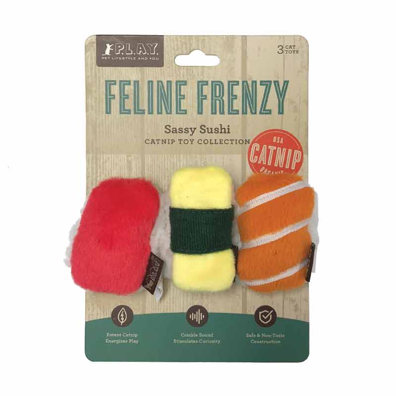 Feline Frenzy - Sassy Sushi (3 Toys)