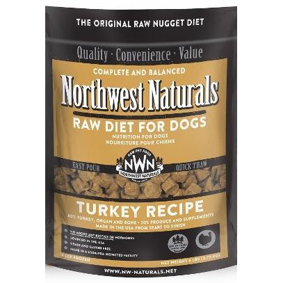 Northwest Naturals™ Turkey Nuggets - Raw Diet for Dogs