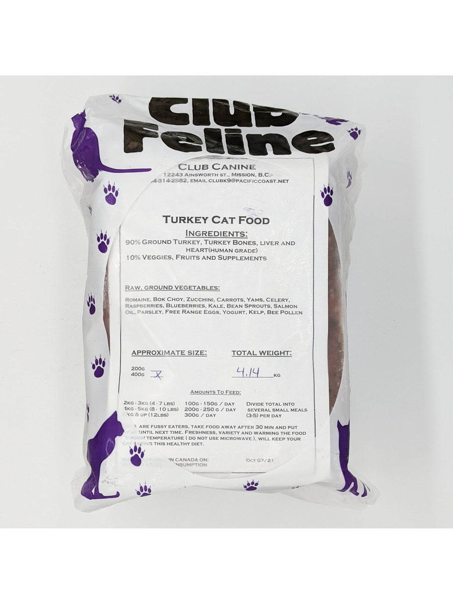 Club Feline - Turkey Meals for Cats 10x400g