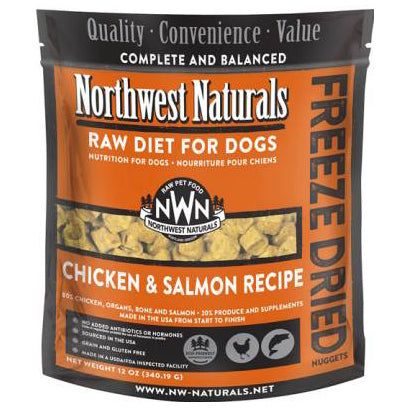 Northwest Naturals™ Salmon & Chicken Nuggets - Freeze Dried for Dogs